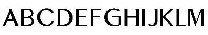 UlrichSans Regular Font UPPERCASE