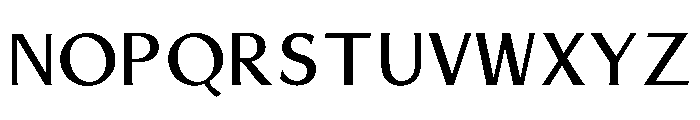 UlrichSans Regular Font UPPERCASE