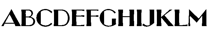 UltraModern Light Font UPPERCASE