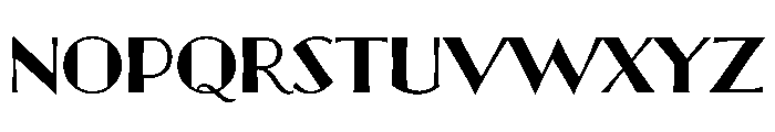 UltraModern Light Font UPPERCASE