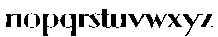 UltraModern Light Font LOWERCASE
