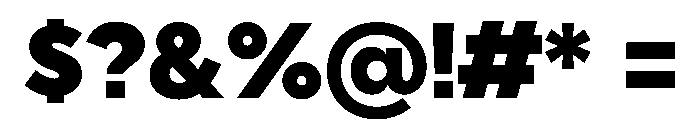 Ultramega Black Font OTHER CHARS