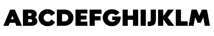 Ultramega Black Font UPPERCASE