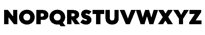Ultramega Black Font UPPERCASE