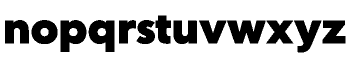 Ultramega Black Font LOWERCASE