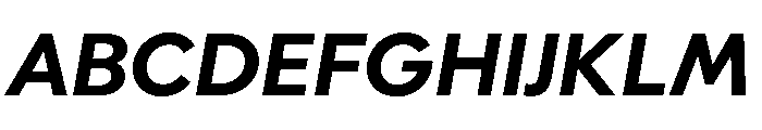 Ultramega BoldOblique Font UPPERCASE
