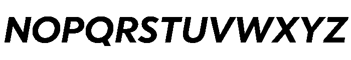 Ultramega BoldOblique Font UPPERCASE