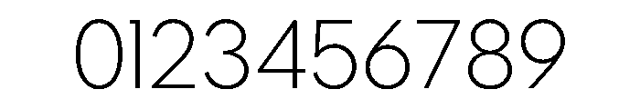 Ultramega Hairline Font OTHER CHARS