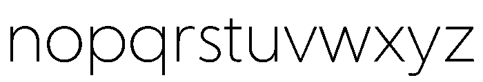Ultramega Hairline Font LOWERCASE