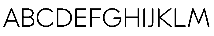 Ultramega Light Font UPPERCASE