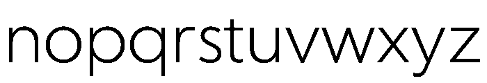 Ultramega Light Font LOWERCASE