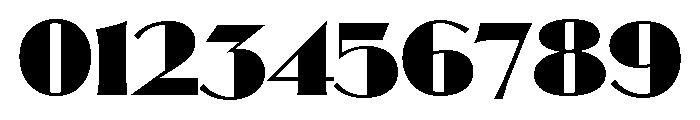 Ultra Modern Bold Font OTHER CHARS
