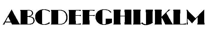 Ultra Modern Bold Font UPPERCASE