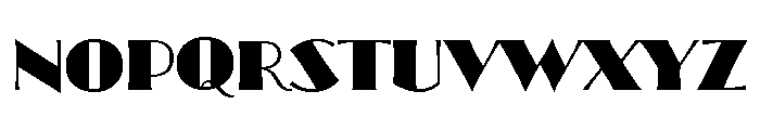 Ultra Modern Bold Font UPPERCASE