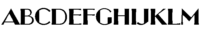Ultra Modern Light Font UPPERCASE