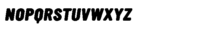 Ultramagnetic Black Oblique Font UPPERCASE