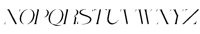 UM Christmas Memory Italic Font UPPERCASE
