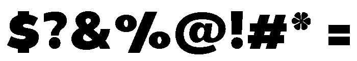 UM Gloft Extra Bold Font OTHER CHARS