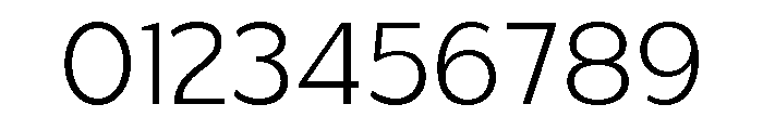 UM Gloft Extra Light Font OTHER CHARS