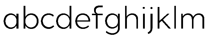 UM Gloft Extra Light FONT