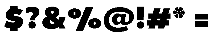 UM Gloft Heavy Font OTHER CHARS