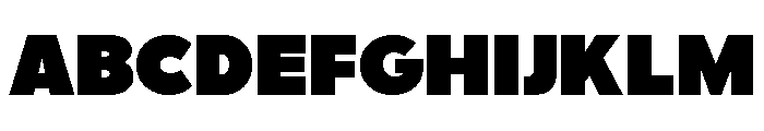 UM Gloft Heavy Font UPPERCASE