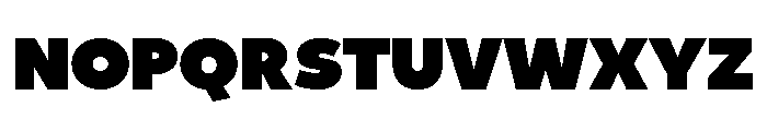 UM Gloft Heavy Font UPPERCASE