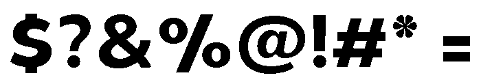 UM Gloft Semi Bold Font OTHER CHARS