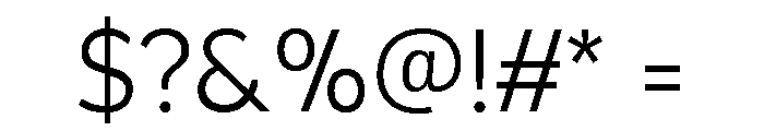 UM Grafton Light Font OTHER CHARS