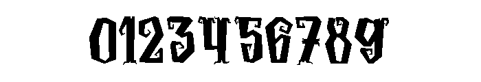 UM HALLOWEEN COSTUME Font OTHER CHARS