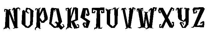 UM HALLOWEEN COSTUME Font UPPERCASE