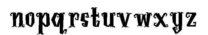 UM HALLOWEEN COSTUME Font LOWERCASE