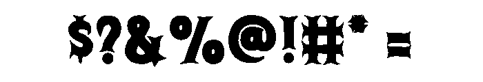 UM HALLOWEEN DARKNESS Font OTHER CHARS
