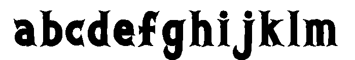 UM HALLOWEEN DARKNESS FONT