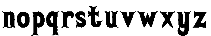 UM HALLOWEEN DARKNESS Font LOWERCASE