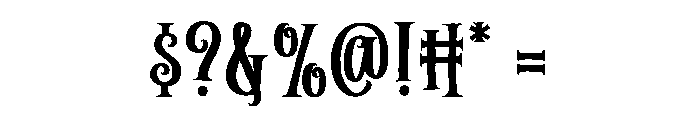 UM Halloween Festival Font OTHER CHARS