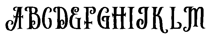 UM Halloween Festival Font UPPERCASE
