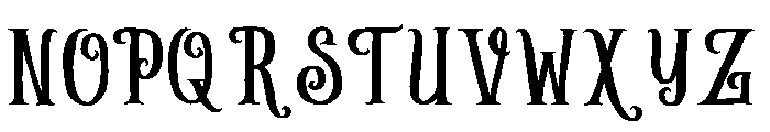 UM Halloween Festival Font UPPERCASE