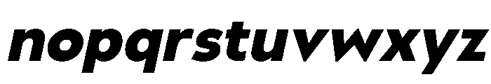 UM Moldena Black Oblique Font LOWERCASE