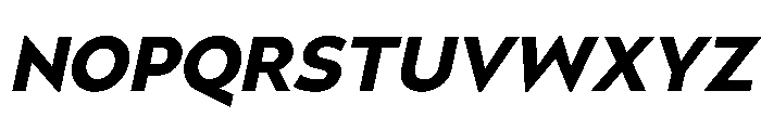 UM Moldena Bold Oblique Font UPPERCASE
