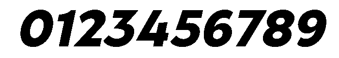 UM Moldena ExtraBold Oblique Font OTHER CHARS