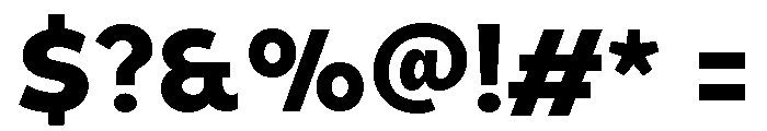 UM Moldena ExtraBold Font OTHER CHARS