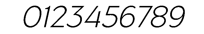 UM Moldena ExtraLight Oblique Font OTHER CHARS