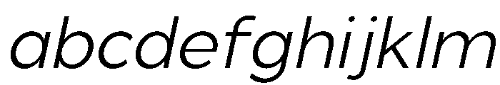 UM Moldena Light Oblique FONT