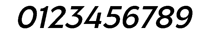 UM Moldena Medium Oblique Font OTHER CHARS