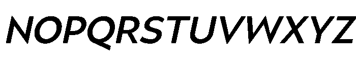 UM Moldena Medium Oblique Font UPPERCASE