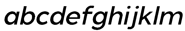 UM Moldena Medium Oblique FONT