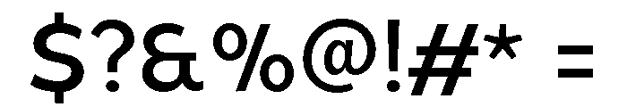UM Moldena Medium Font OTHER CHARS