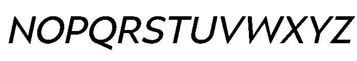 UM Moldena Oblique Font UPPERCASE