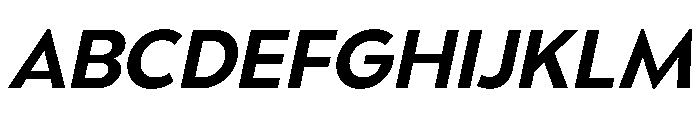 UM Moldena SemiBold Oblique Font UPPERCASE